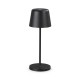 IdealLux-346908 - Cute - Black Rechargeable Table Lamp IP65