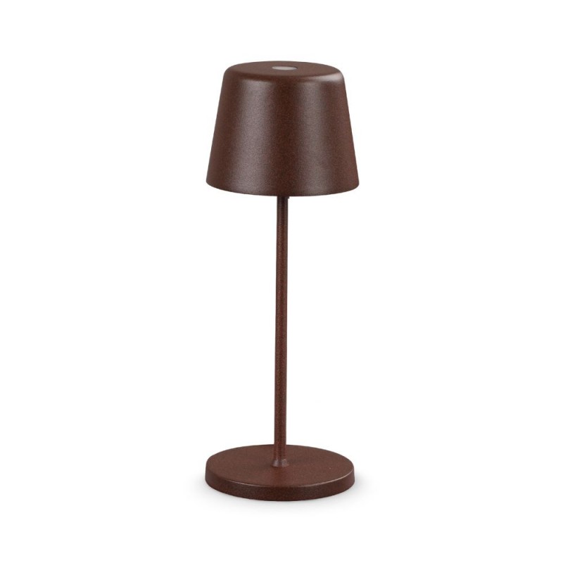 IdealLux-346915 - Cute - Coffee Rechargeable Table Lamp IP65