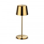 Cute - Gold Rechargeable Table Lamp IP65