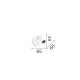 IdealLux-347462 - Elf - Black Reading LED Wall Lamp with USB-C