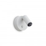 Elf - White Reading LED Wall Lamp with USB-C