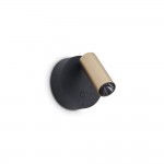 Elf - Black & Gold Reading LED Wall Lamp with USB-C