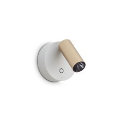 Elf - White & Gold Reading LED Wall Lamp with USB-C