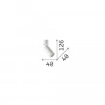 Dynamite - Satin Brass Spotlight ∅ 4 cm