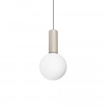 Odeon - Matt Varnished Magnetic LED Pendant with White Glass ∅ 15 cm