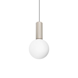 Odeon - Matt Varnished Magnetic LED Pendant with White Glass ∅ 15 cm
