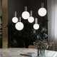 IdealLux-349220 - Odeon - Matt Varnished Magnetic LED over Island Fitting with White Glass
