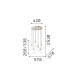 IdealLux-349237 - Odeon - Matt Varnished Magnetic LED Pendant with White Glass ∅ 57 cm