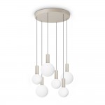 Odeon - Matt Varnished Magnetic LED Pendant with White Glass ∅ 57 cm