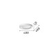 IdealLux-351773 - Planet - LED Matt Brass Flush with Diffuser Ø 40 cm