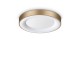 IdealLux-351773 - Planet - LED Matt Brass Flush with Diffuser Ø 40 cm