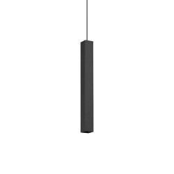 Look Square - Matt Black Pendant Ø 4 cm