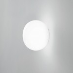 Cotton - White Wall Lamp with White Glass ∅ 15 cm