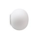 IdealLux-352336 - Cotton - White Wall Lamp with White Glass ∅ 20 cm