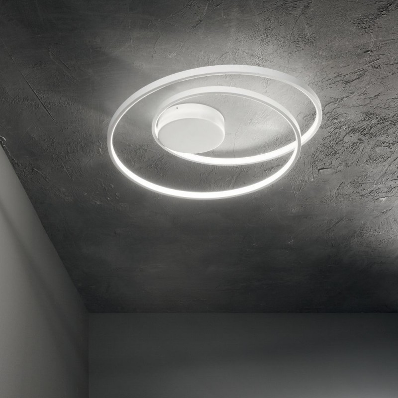 IdealLux-352442 - Oz - White LED Flush Ø 40 cm