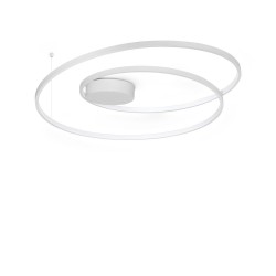 Oz - White LED Flush Ø 80 cm