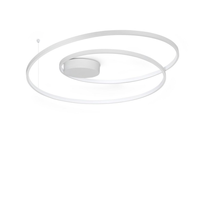 IdealLux-352459 - Oz - White LED Flush Ø 80 cm
