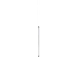 Tubix - White LED Pendant with Ribbed Diffuser