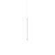 IdealLux-352664 - Tubix - White LED Pendant with Ribbed Diffuser