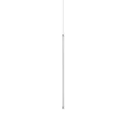 Tubix - White LED Pendant with Ribbed Diffuser