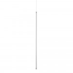 Tubix - White LED Pendant with Ribbed Diffuser