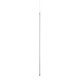 IdealLux-352688 - Tubix - White LED Pendant with Ribbed Diffuser