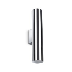 Look - Chrome Up & Down Wall Lamp 30 cm