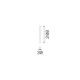 IdealLux-353319 - Look - Surface-Mounted Black Cylindrical LED Spotlight 20 cm