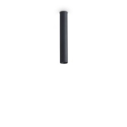 Look - Surface-Mounted Black Cylindrical LED Spotlight 20 cm