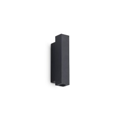 Look Square - Black Up & Down LED Wall Lamp 15 cm