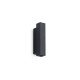 IdealLux-353357 - Look Square - Black Up & Down LED Wall Lamp 15 cm