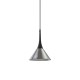 IdealLux-353630 - Cocktail - Black LED Pendant with Smoked Glass