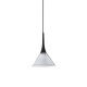 IdealLux-353647 - Cocktail - Black LED Pendant with Clear Glass