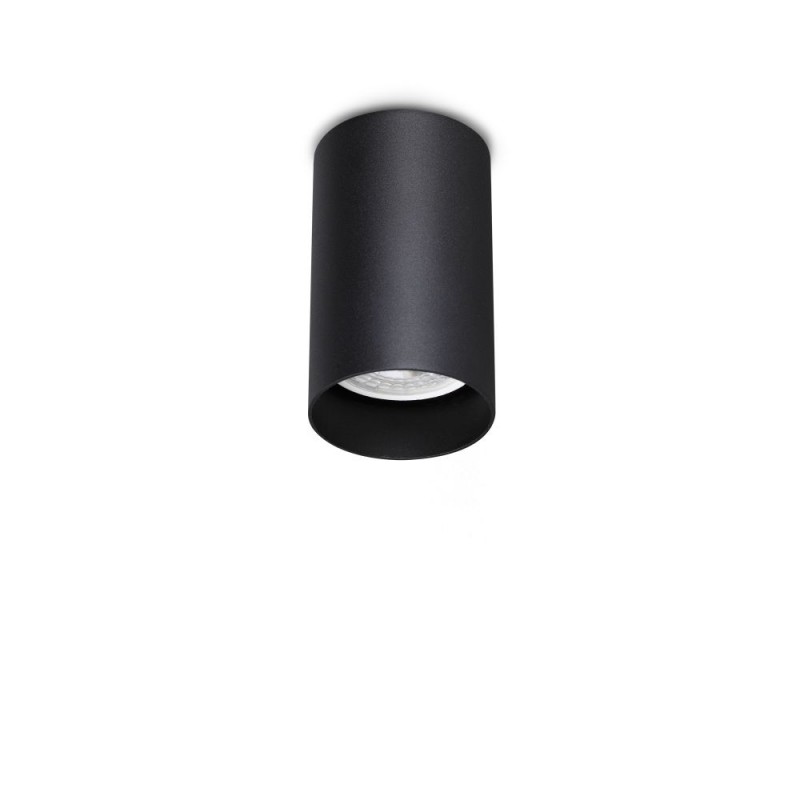 IdealLux-353821 - Look - Surface-Mounted Black Cylindrical Spotlight 10 cm