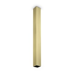 Look Square - Surface-Mounted Brass Square Spotlight 75 cm