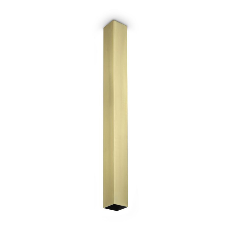 IdealLux-353852 - Look Square - Surface-Mounted Brass Square Spotlight 75 cm