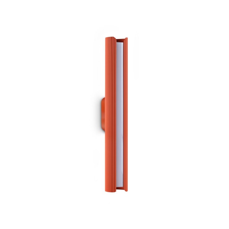 IdealLux-354163 - Dorica - Ribbed Orange LED Wall Lamp