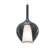 IdealLux-359465 - Kalique - Chrome Pendant with Smoked & White Glass Ø 28 cm