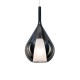 IdealLux-359724 - Kalique - Chrome Pendant with Smoked & White Glass Ø 28 cm