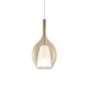 IdealLux-360003 - Kalique - Chrome Pendant with Amber & White Glass Ø 18 cm