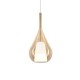 IdealLux-360058 - Kalique - Chrome Pendant with Amber & White Glass Ø 18 cm