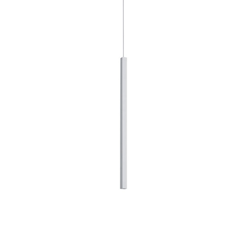 IdealLux-362496 - Look Square - Matt White LED Pendant Ø 8 cm