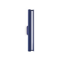 Dorica - Ribbed Blue LED Wall Lamp