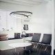 IdealLux-364896 - Oz - Black LED Pendant Ø 100 cm