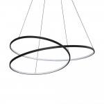 Oz - Black LED Pendant Ø 100 cm