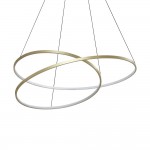 Oz - Brushed Brass LED Pendant Ø 100 cm