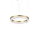 IdealLux-364964 - Crown - Decorative Brushed Brass LED Pendant Ø 40 cm
