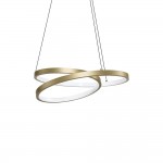 Oz - Brushed Brass LED Pendant Ø 40 cm