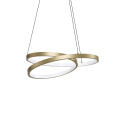 Oz - Brushed Brass LED Pendant Ø 40 cm