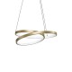 IdealLux-364971 - Oz - Brushed Brass LED Pendant Ø 40 cm